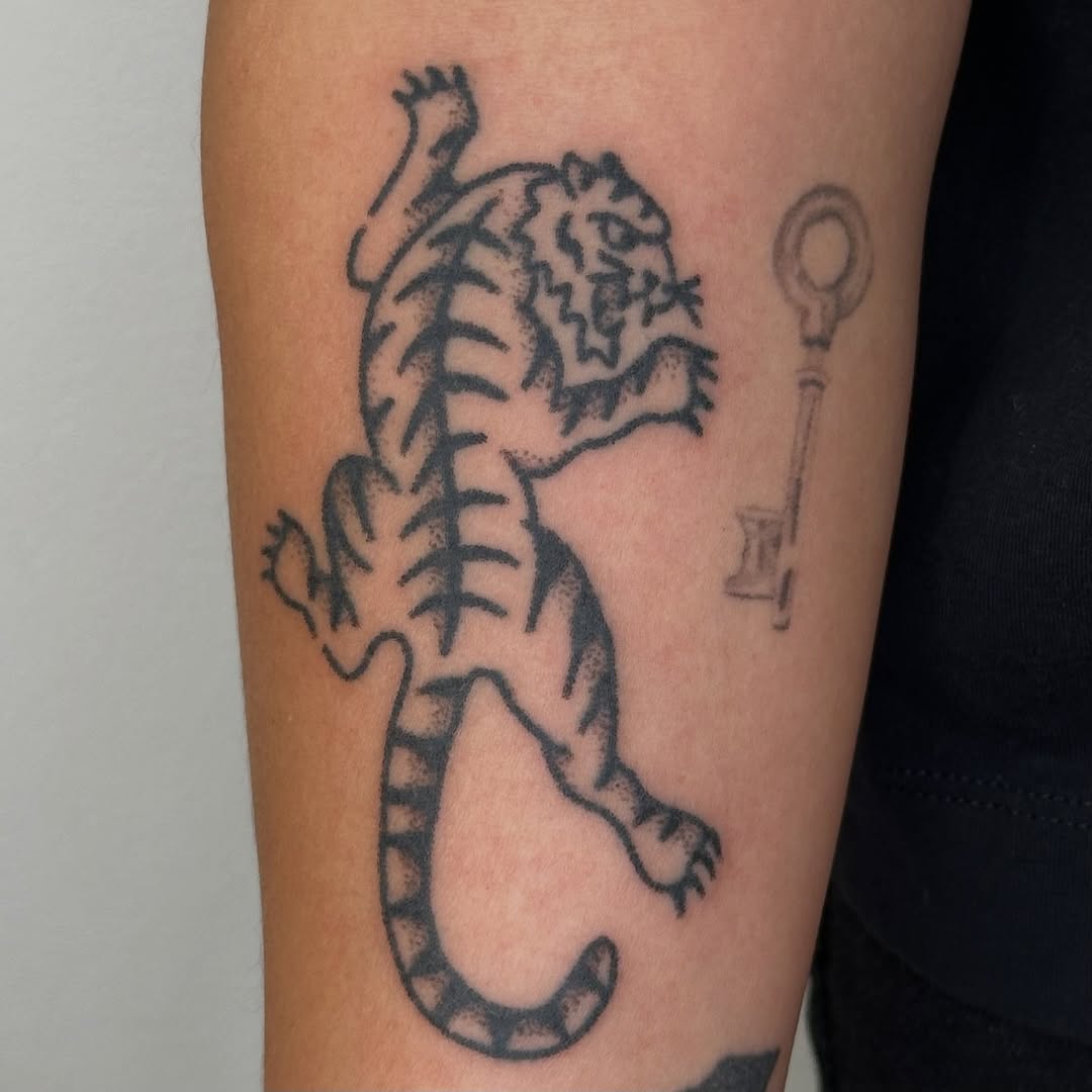 Tattoo by @almost_tattoos — black_and_grey