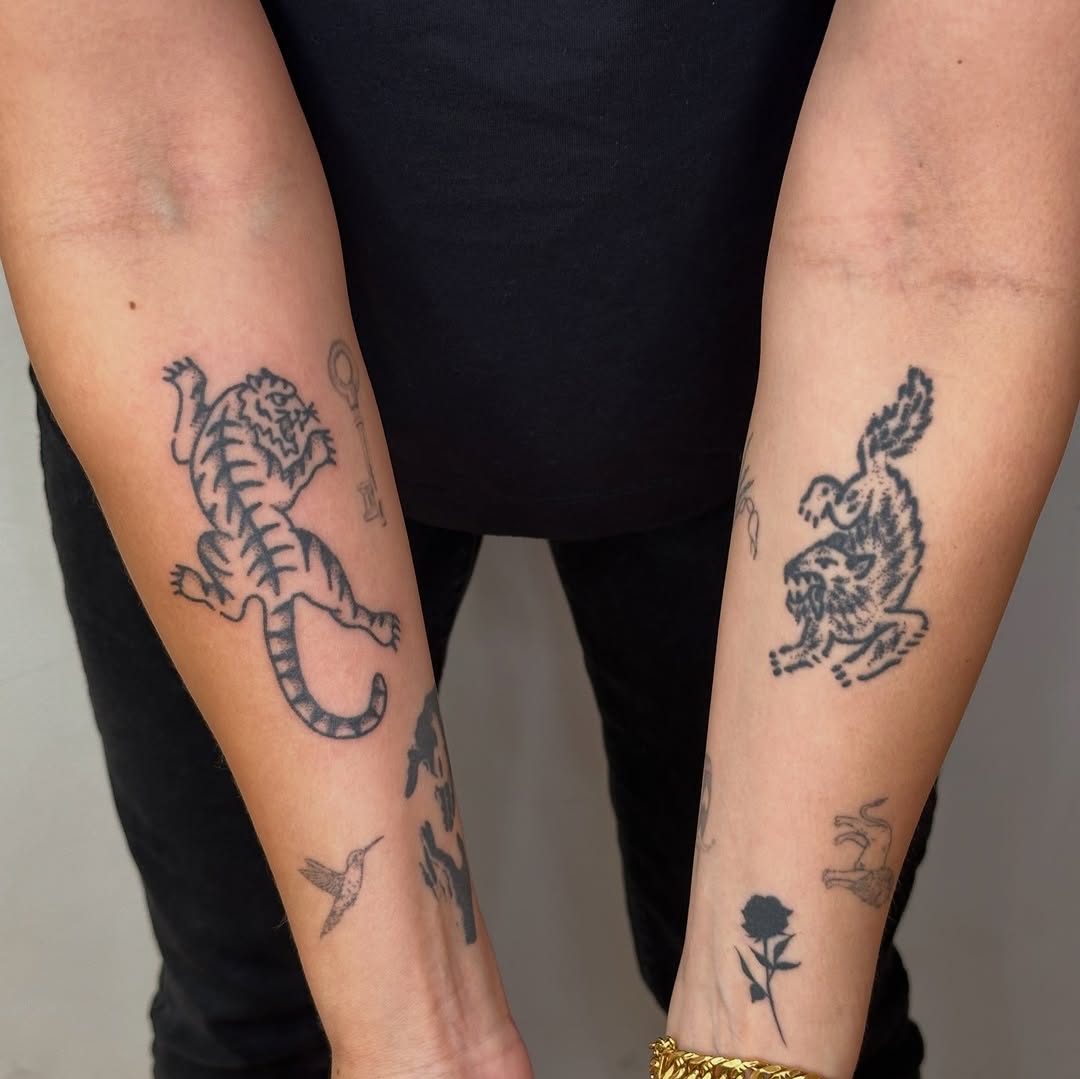 Tattoo by @almost_tattoos — blackwork