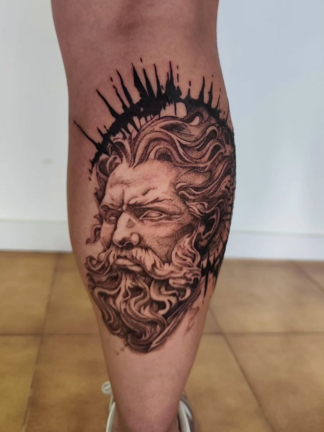 Tattoo by @martinatattoolanzarote — realism, black_and_grey