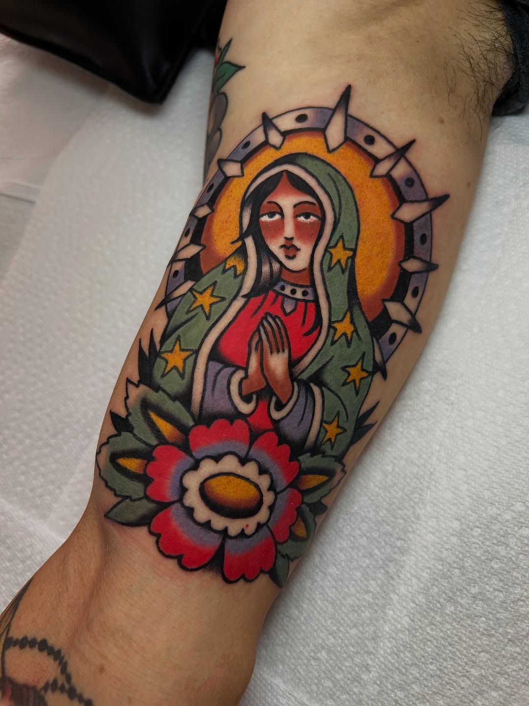 Tattoo by @squidripz — american_traditional, illustrative