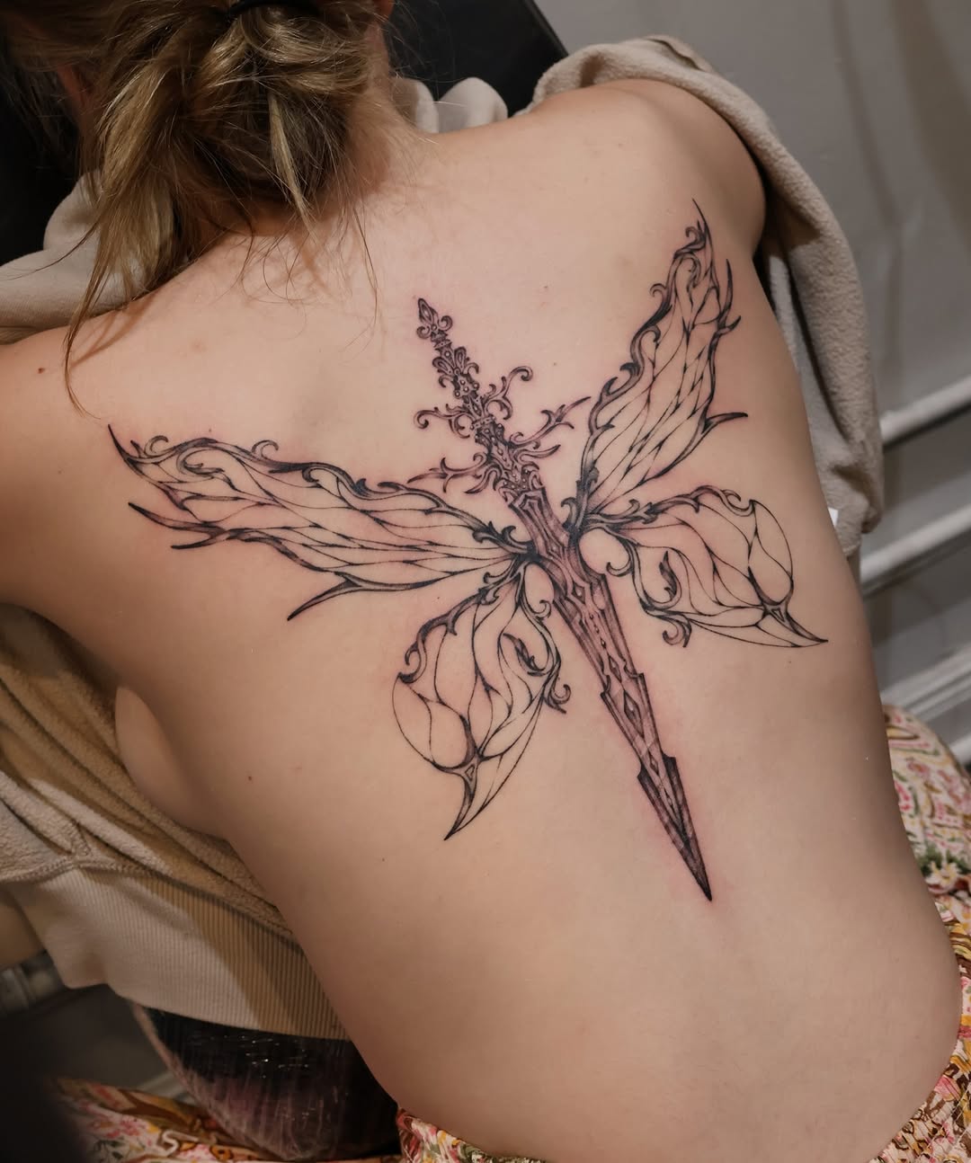 Tattoo by @zarmina_tattoo — black_and_grey