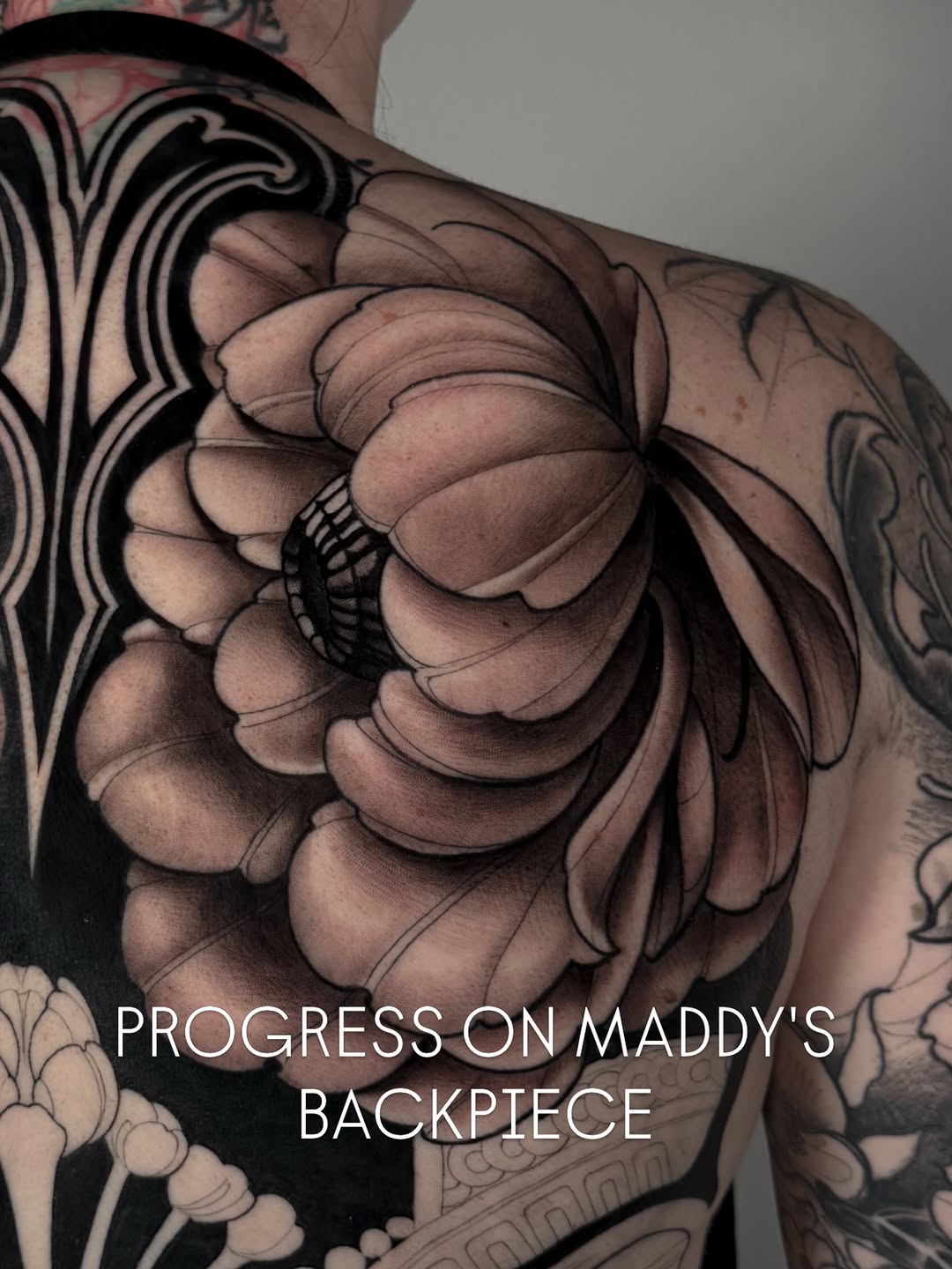 Tattoo by @cvaldestattoos — japanese_irezumi, black_and_grey