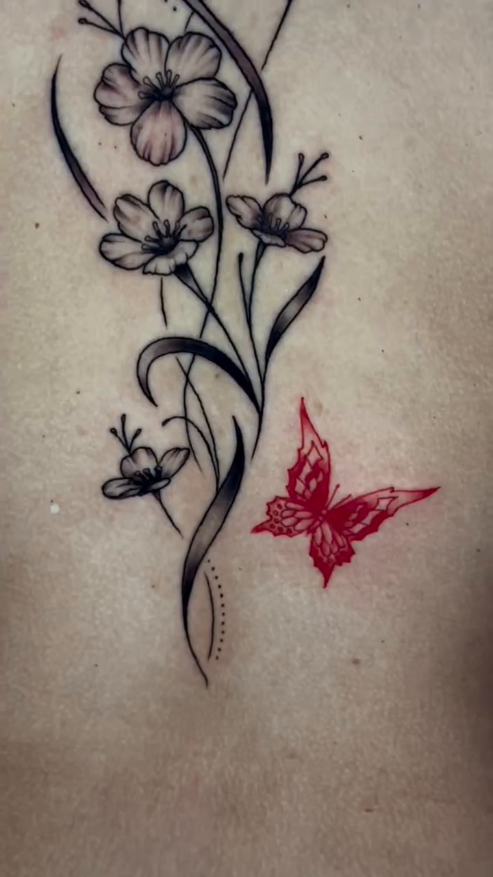 Tattoo by @nancytatt — fine_line, black_and_grey