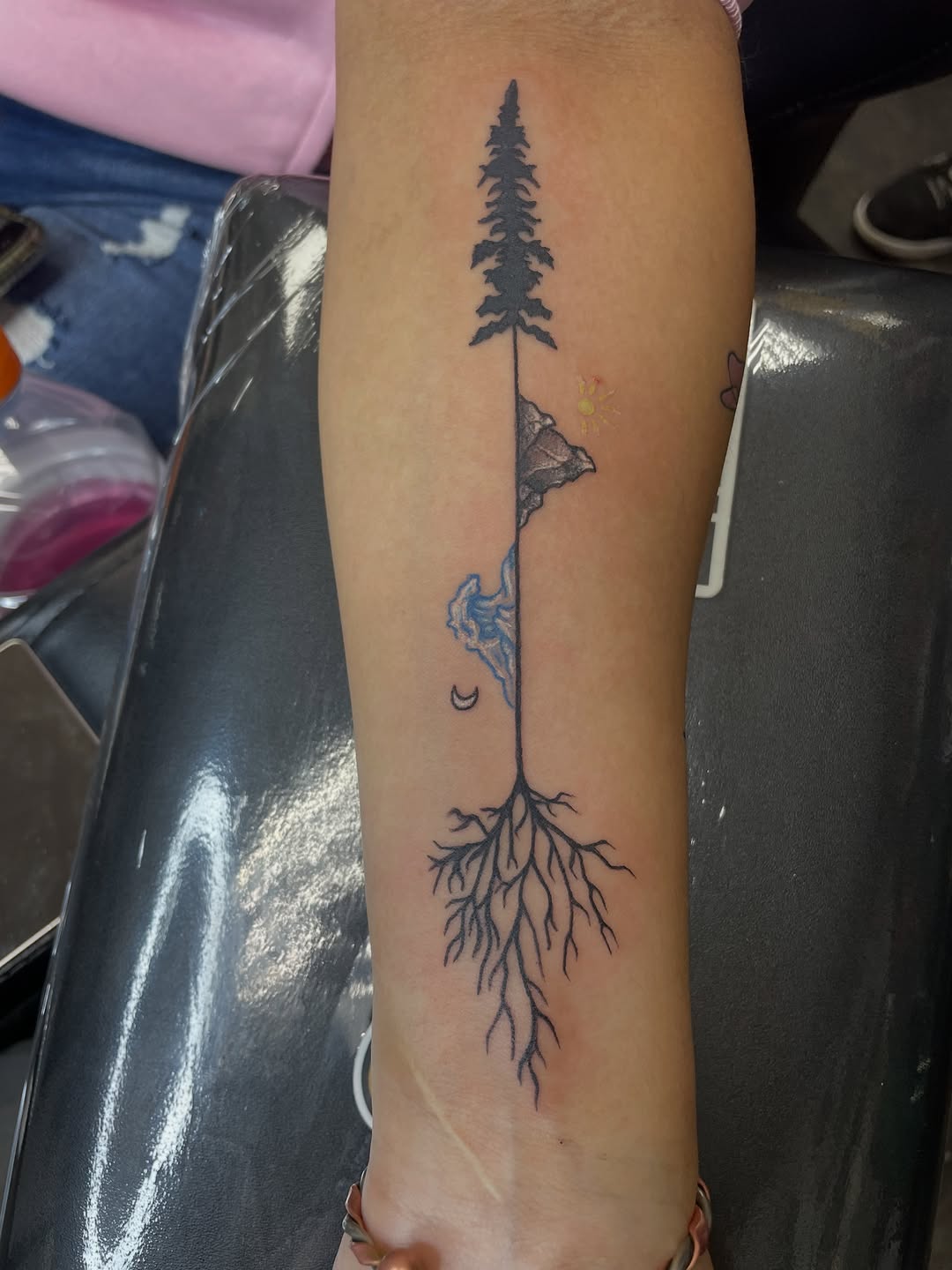 Tattoo by @artist_usual — fine_line, illustrative