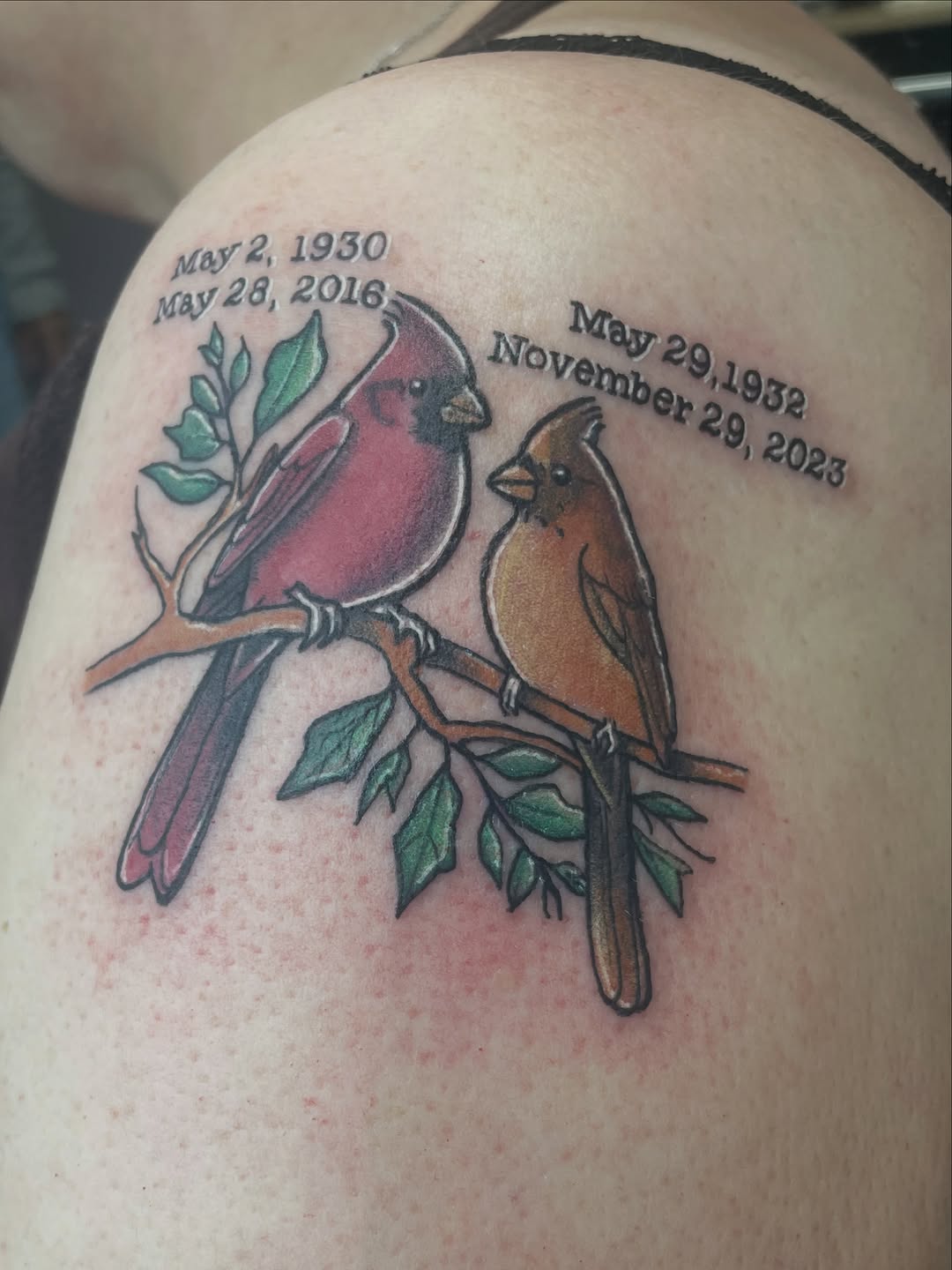 Tattoo by @artist_usual — lettering_script, realism