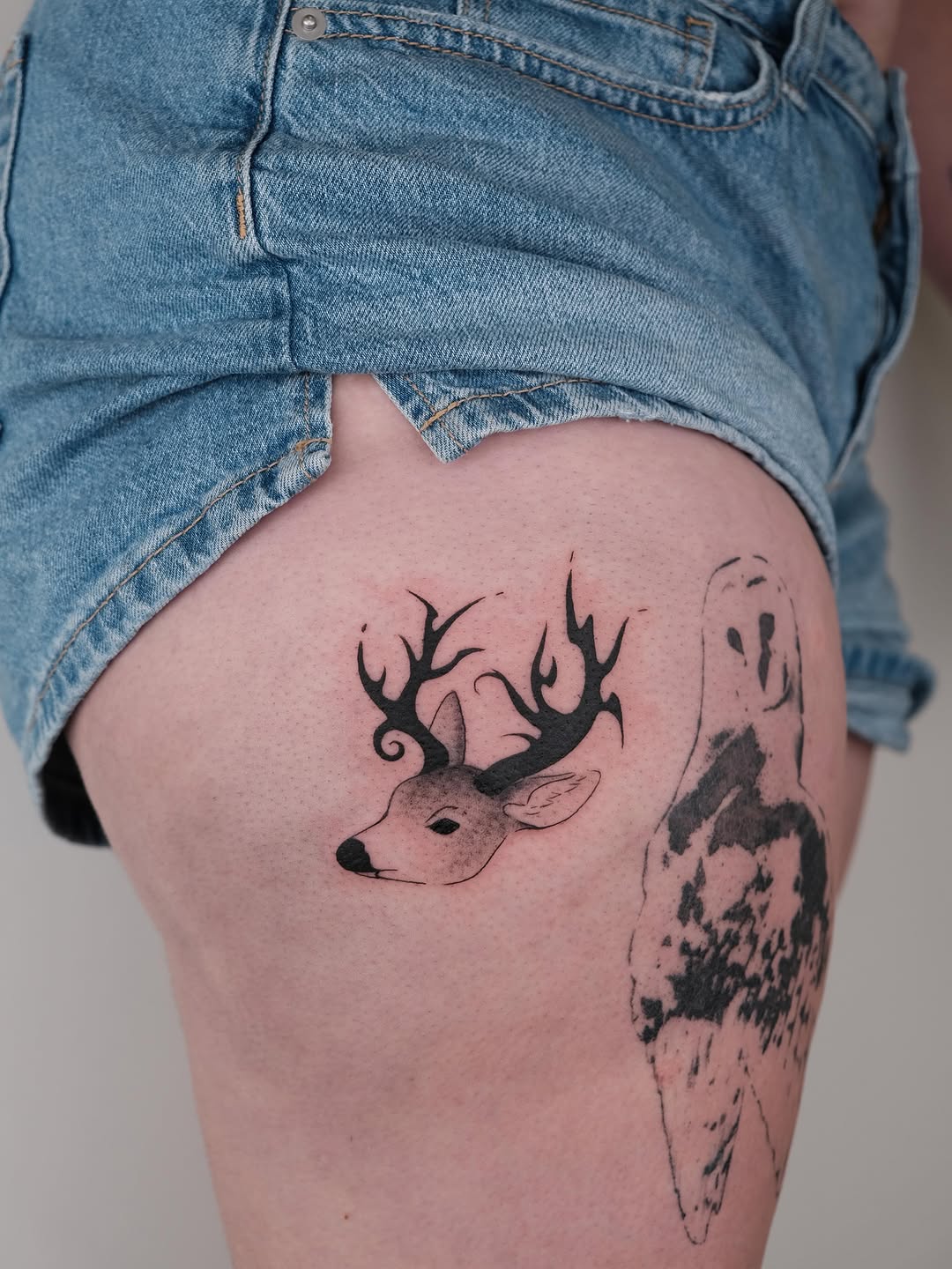 Tattoo by @elanatattoos โ illustrative, black_and_grey