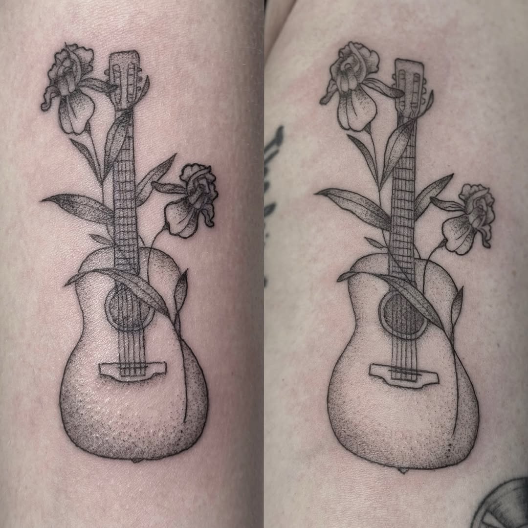 Tattoo by @bronzino_ink — black_and_grey