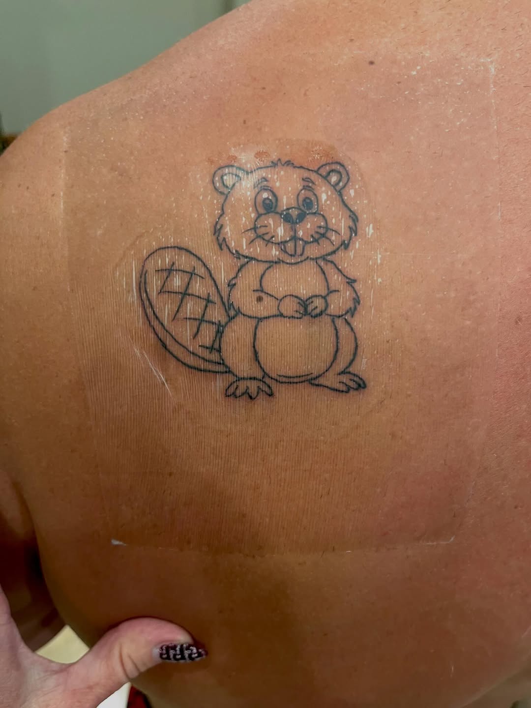 Tattoo by @tinytattootreasures — illustrative