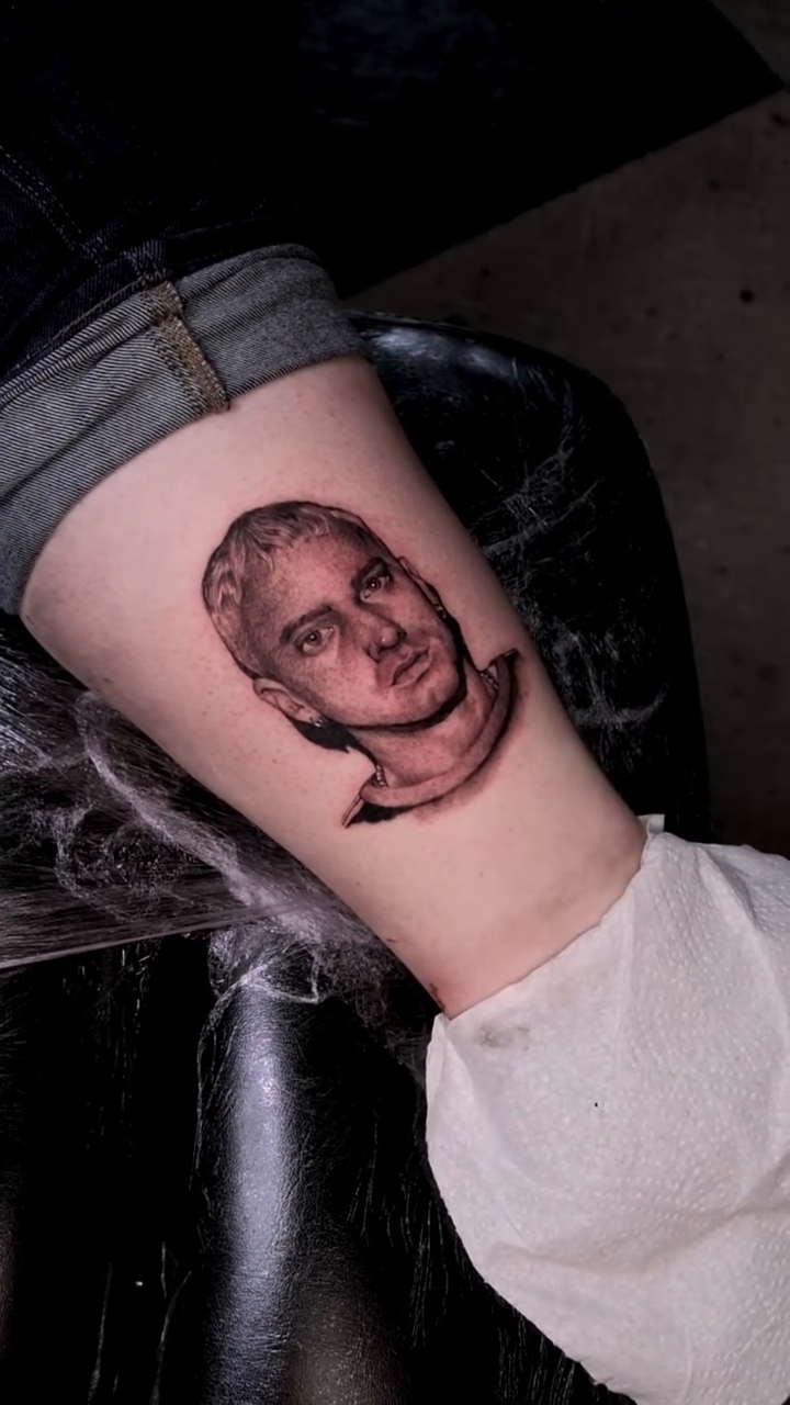 Tattoo by @aliceholdcrofttattoo — realism, black_and_grey
