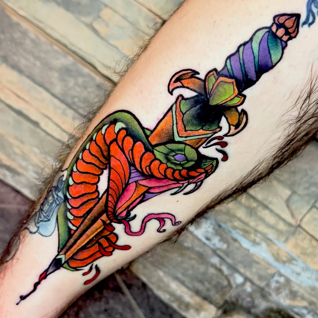 Tattoo by @drmcfrankenstein — neo_traditional