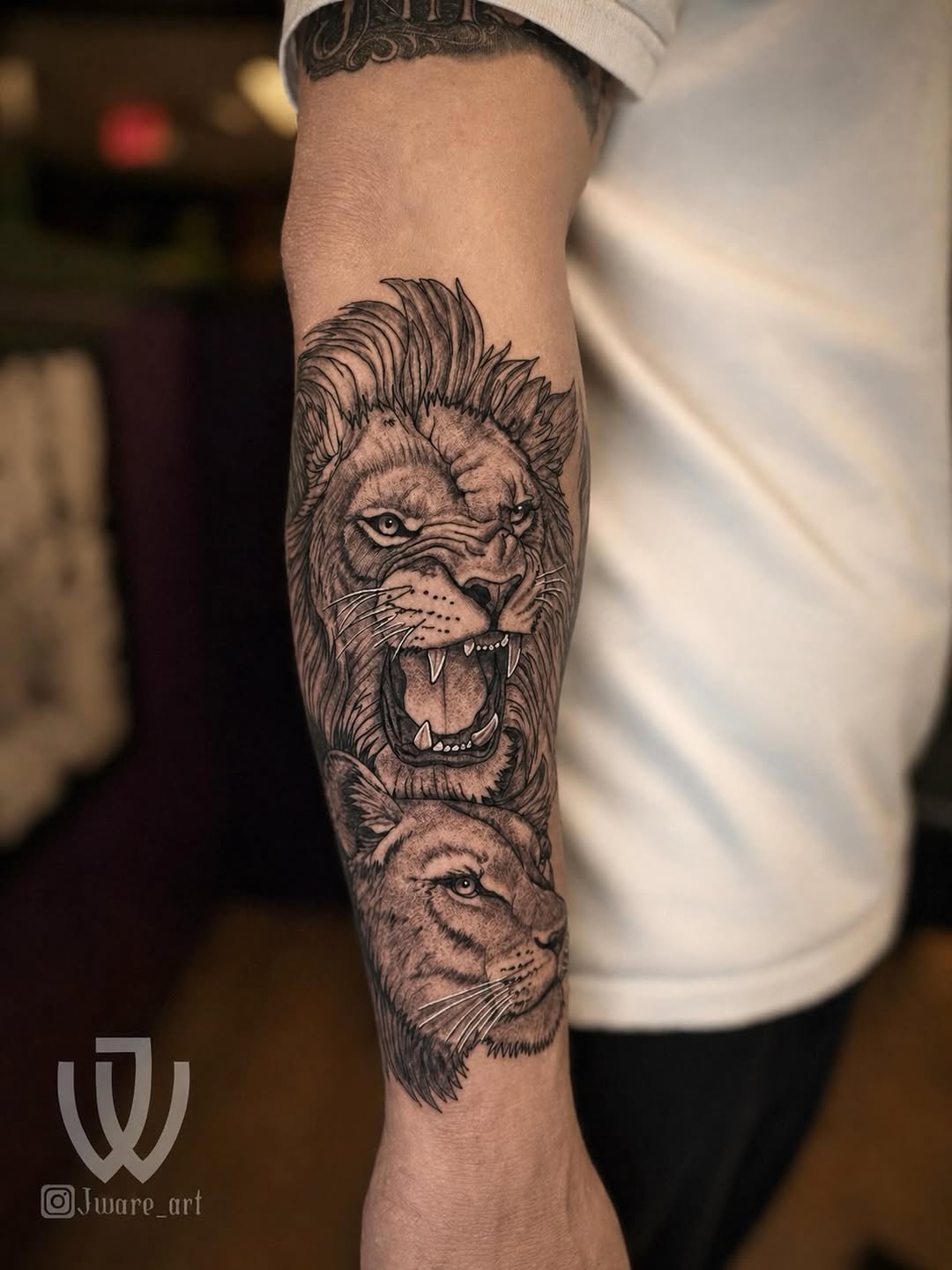 Tattoo by @jware_art — realism, black_and_grey