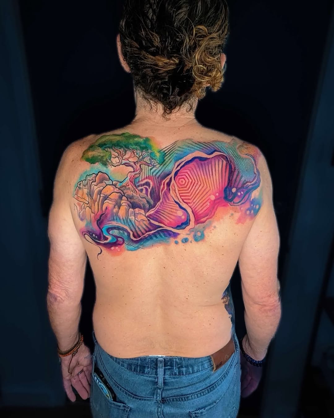Tattoo by @painterlyfiend โ watercolor