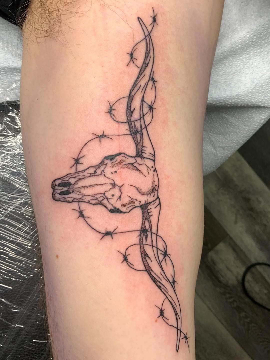 Tattoo by @cash_monii_tattoos — black_and_grey