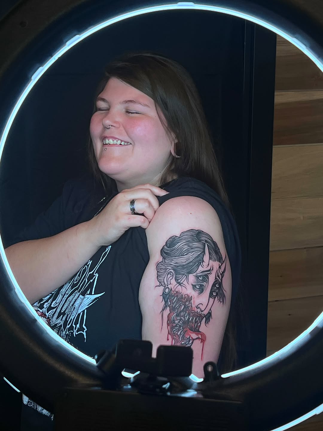 Tattoo by @rue_tattoos — dark_realism