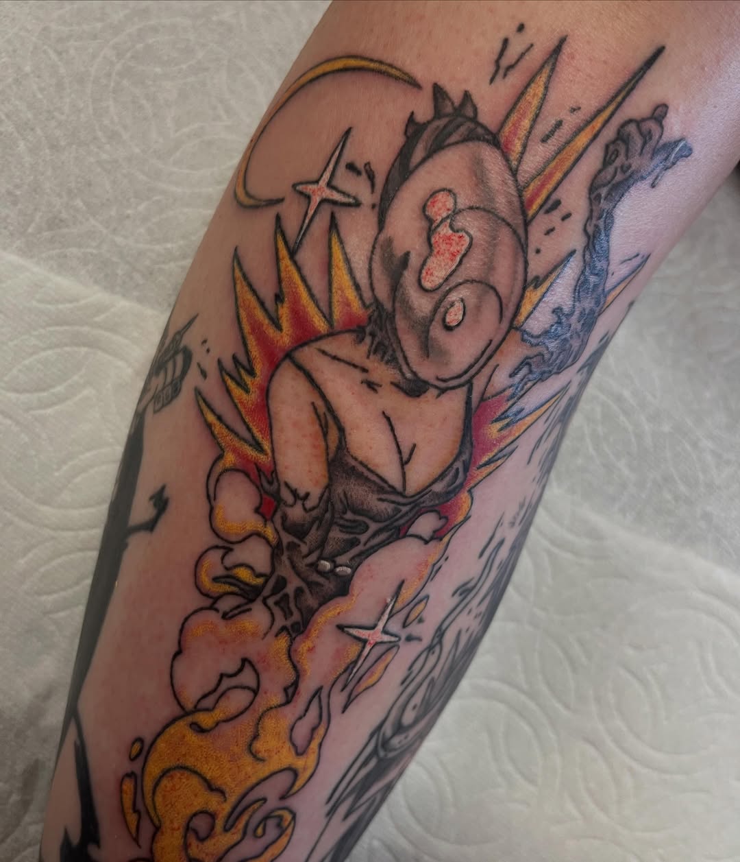 Tattoo by @alexis_studeman — new_school, anime