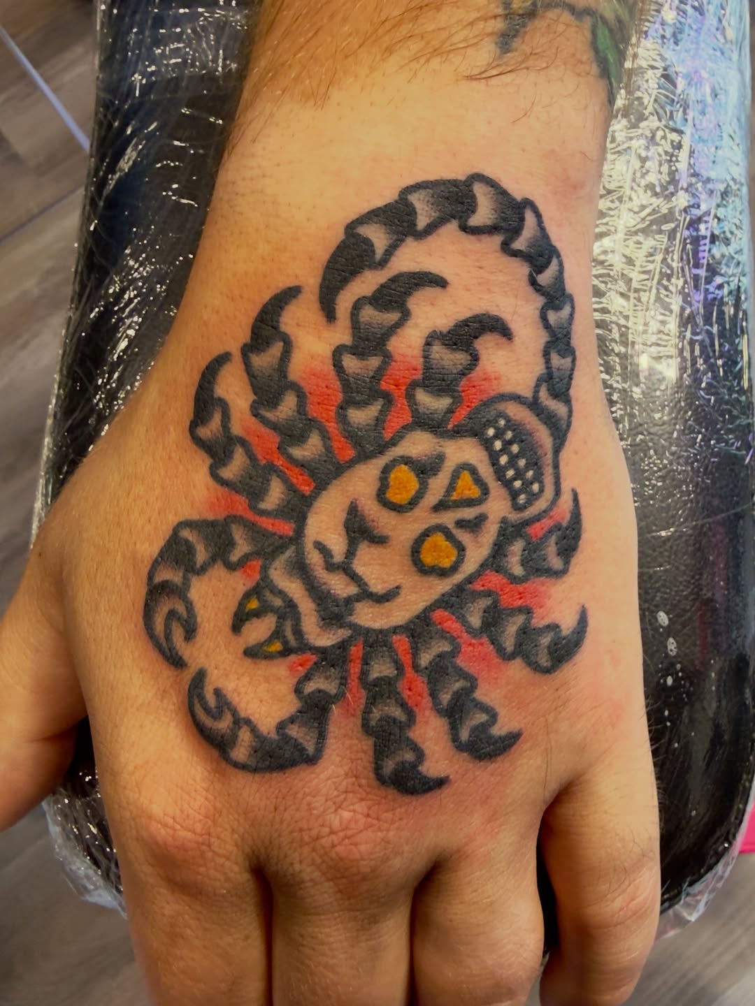 Tattoo by @theehandovchance — american_traditional, illustrative