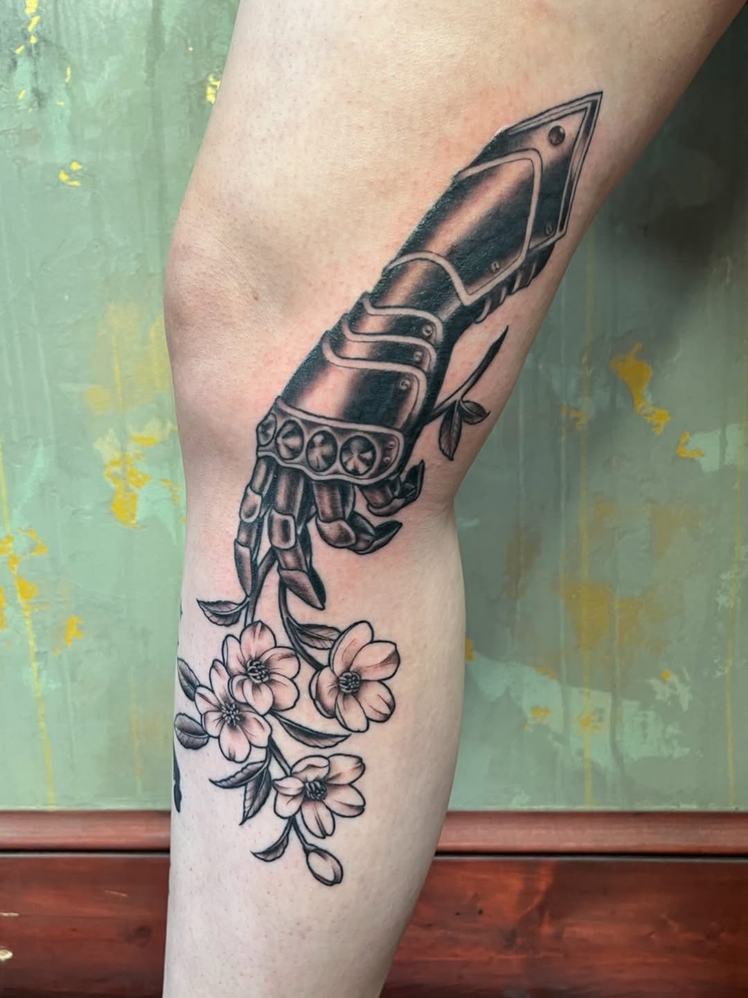 Tattoo by @riley_tattoo — realism, black_and_grey