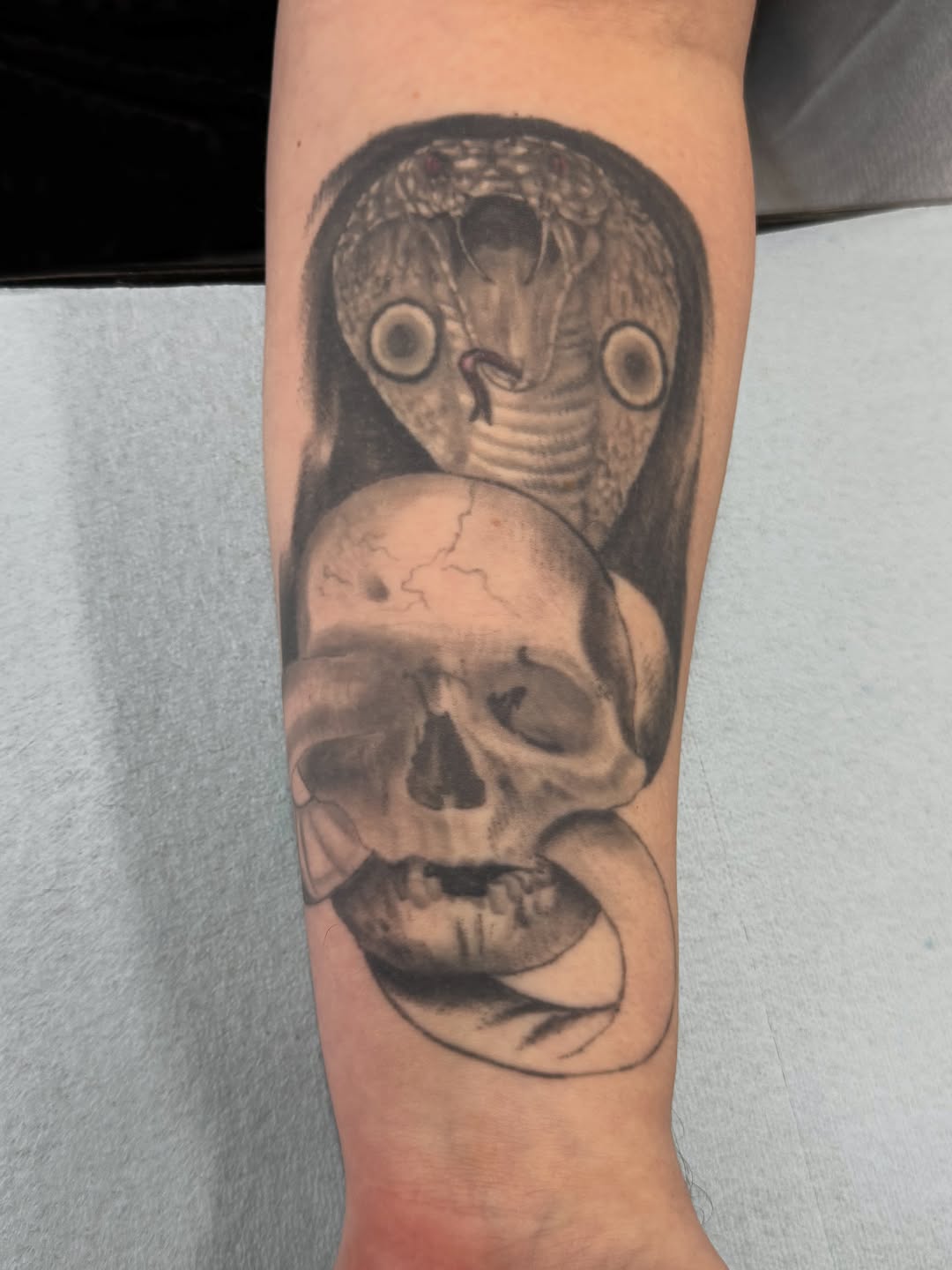Tattoo by @inkyfruits โ black_and_grey, realism