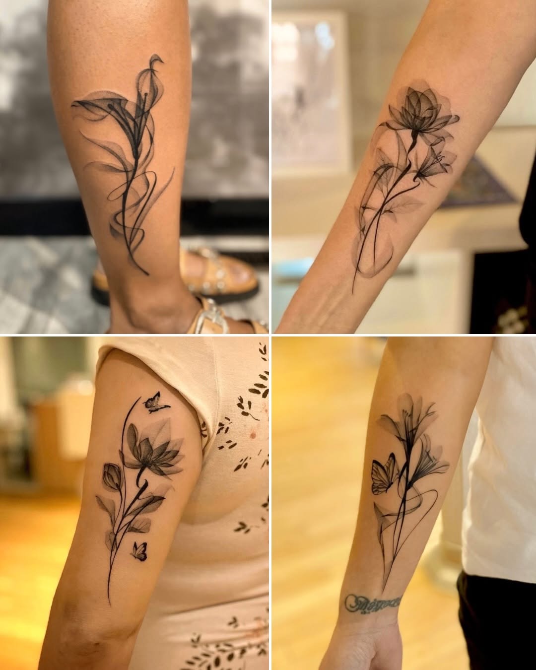 Tattoo by @tattooer_nick β fine_line, black_and_grey
