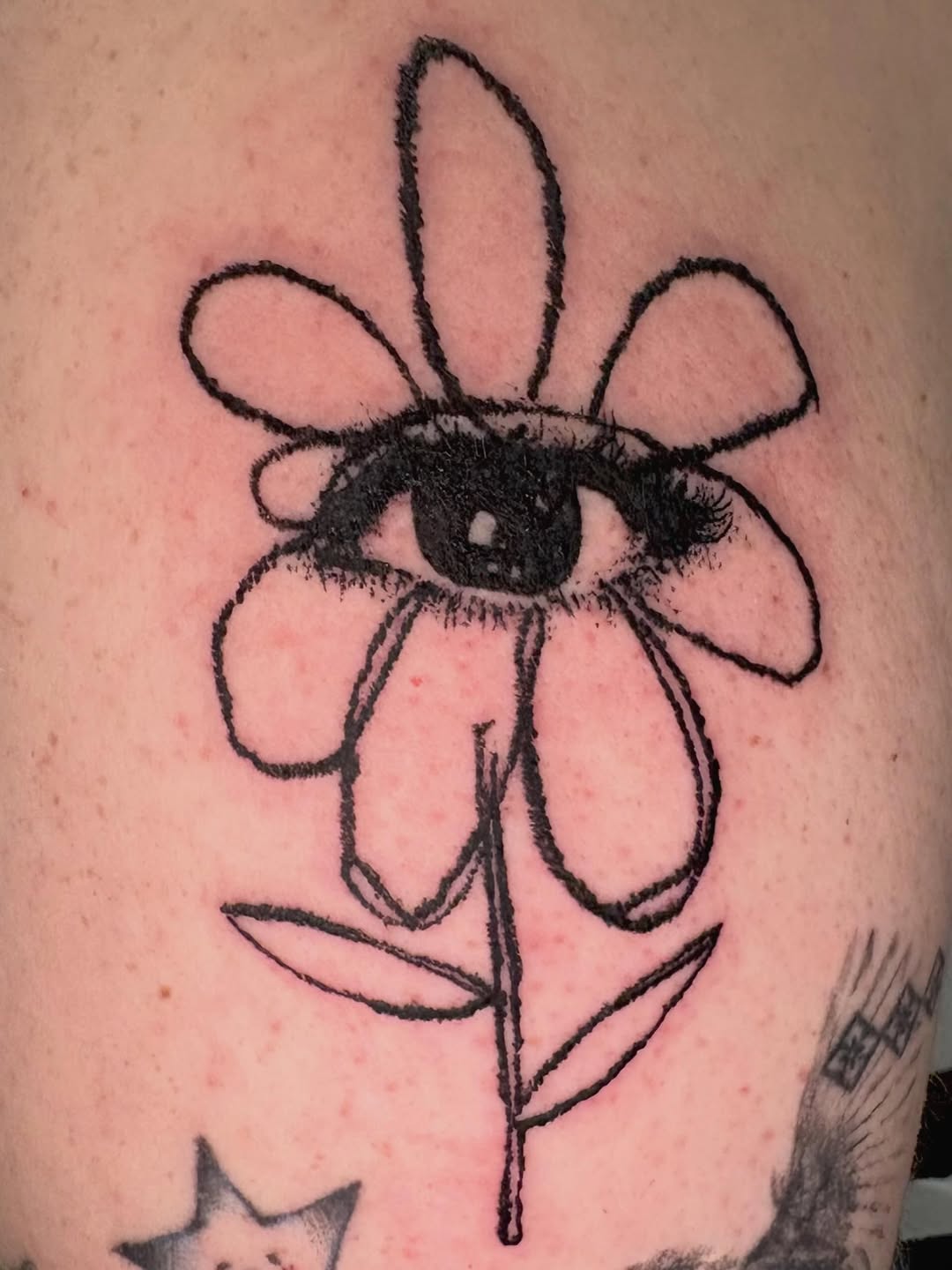 Tattoo by @lil_stinker_5000 — sketch