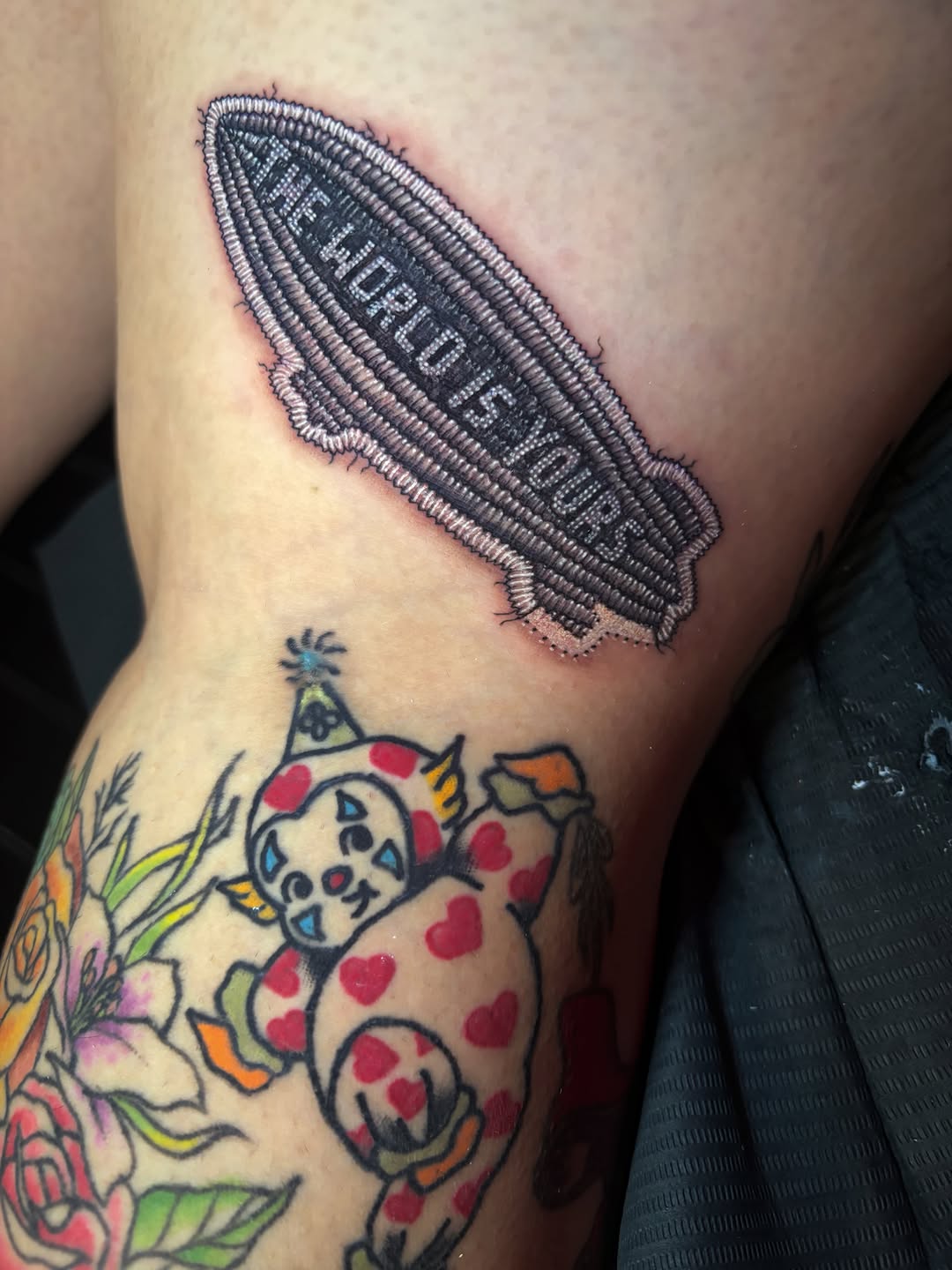 Tattoo by @b.b.tattoos β black_and_grey, lettering_script