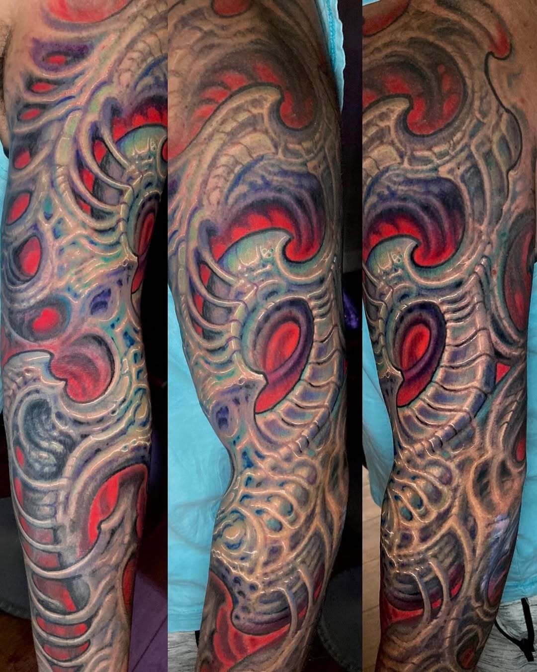 Tattoo by @jwheelwrighttattoos — dark_realism, blackwork