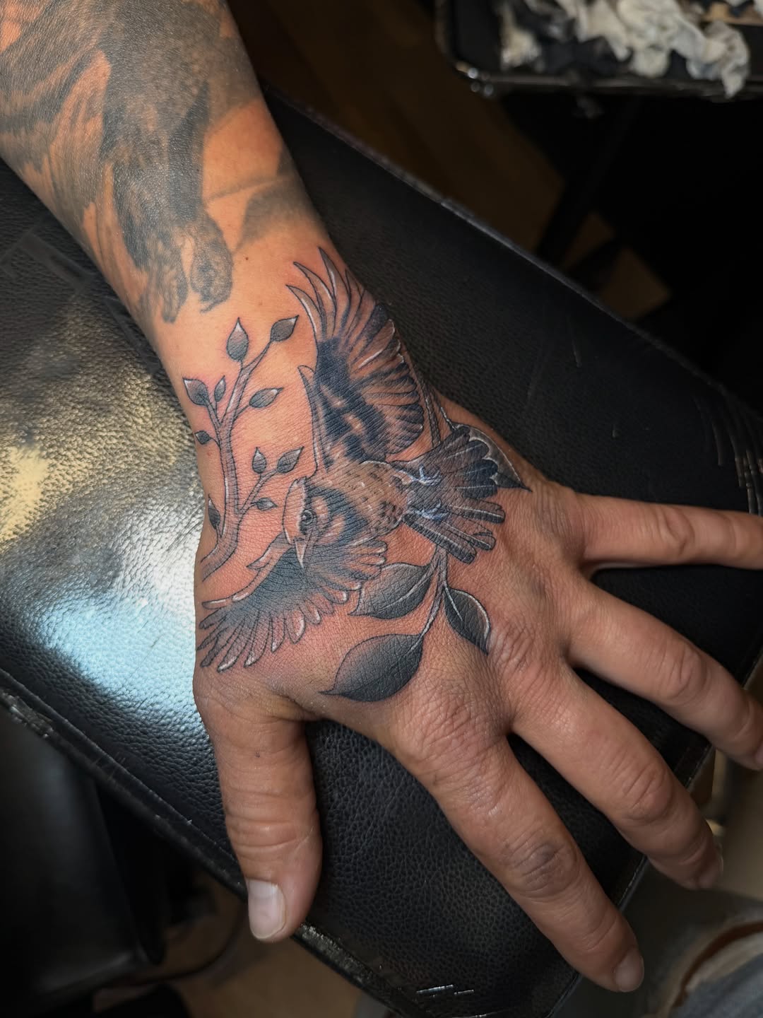 Tattoo by @inkpriscilla — black_and_grey