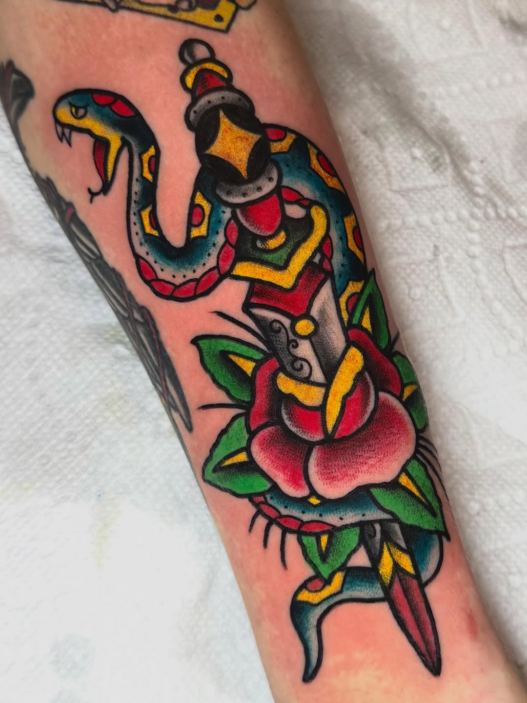 Tattoo by @starrdvst_ โ american_traditional