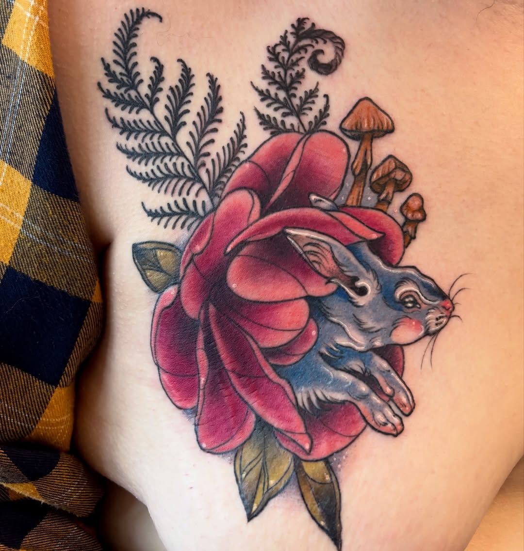 Tattoo by @cricketelijahtattoos — illustrative, neo_traditional