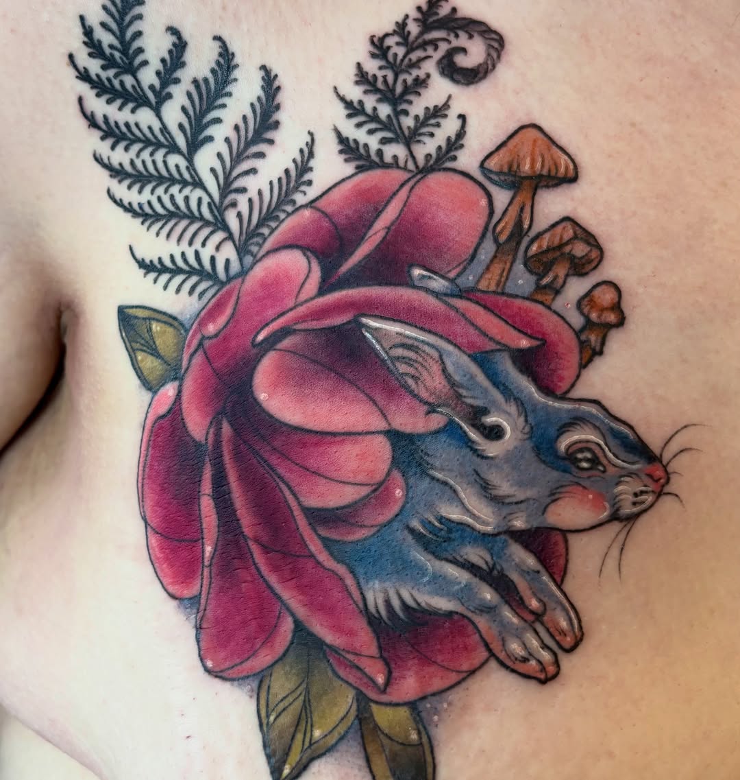 Tattoo by @cricketelijahtattoos — illustrative, neo_traditional