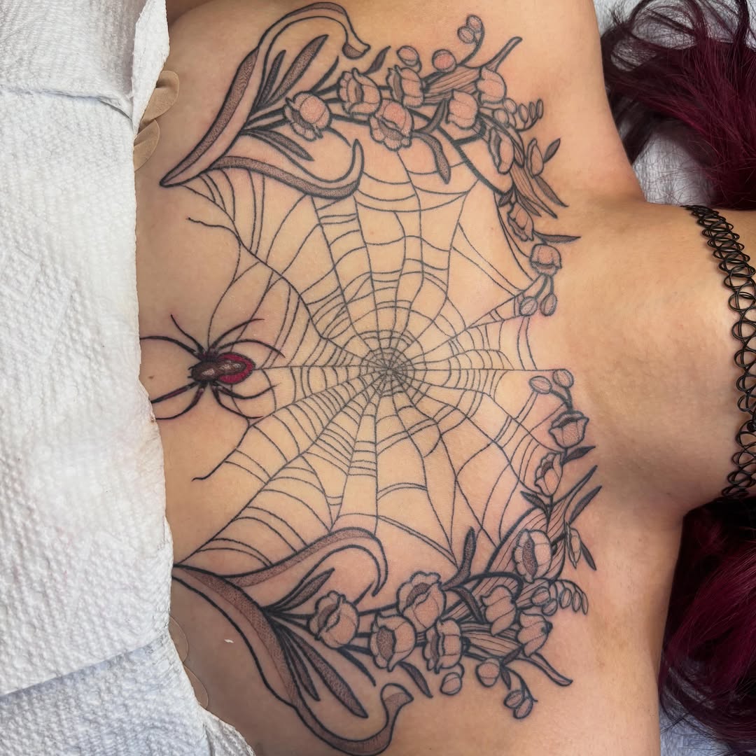 Tattoo by @manicpixietattoos — fine_line, black_and_grey