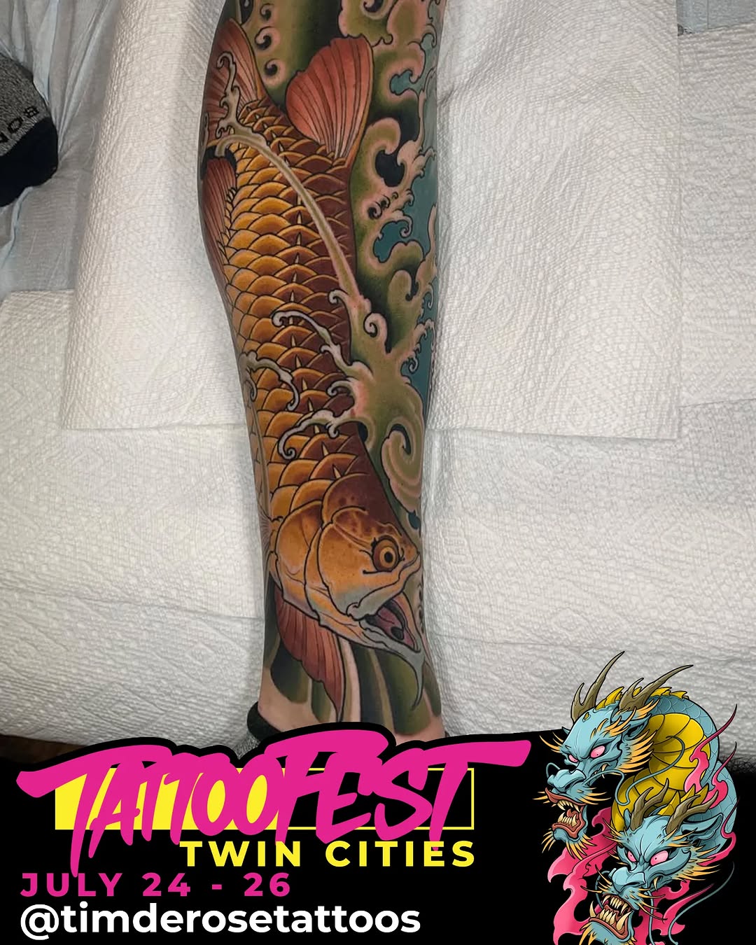 Tattoo by @timderosetattoos — japanese_irezumi