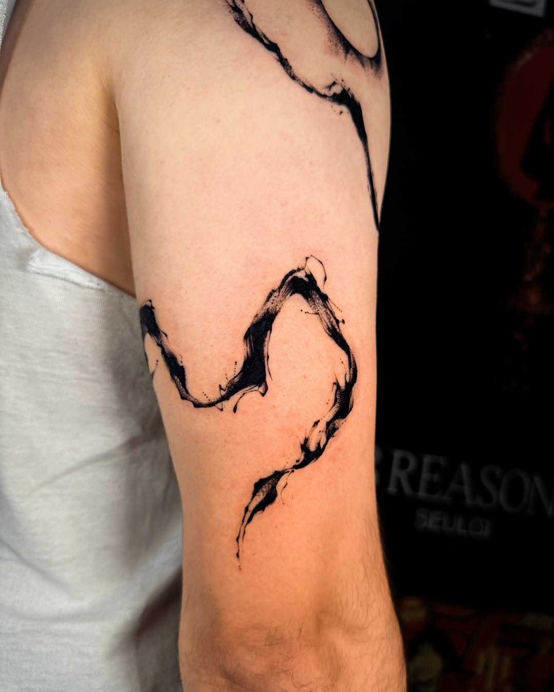 Tattoo by @wedbecutetattooed — illustrative, blackwork