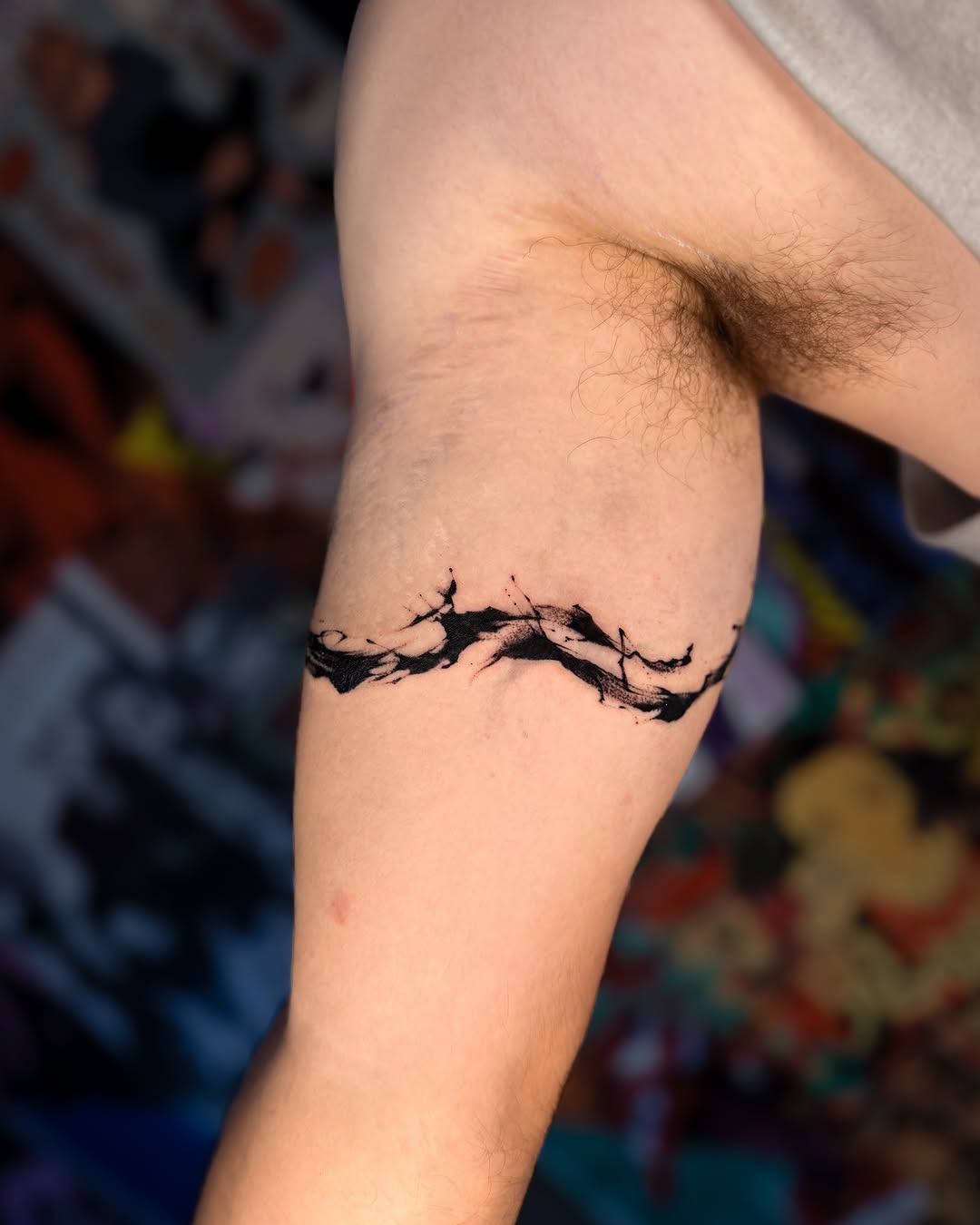 Tattoo by @wedbecutetattooed — illustrative, blackwork