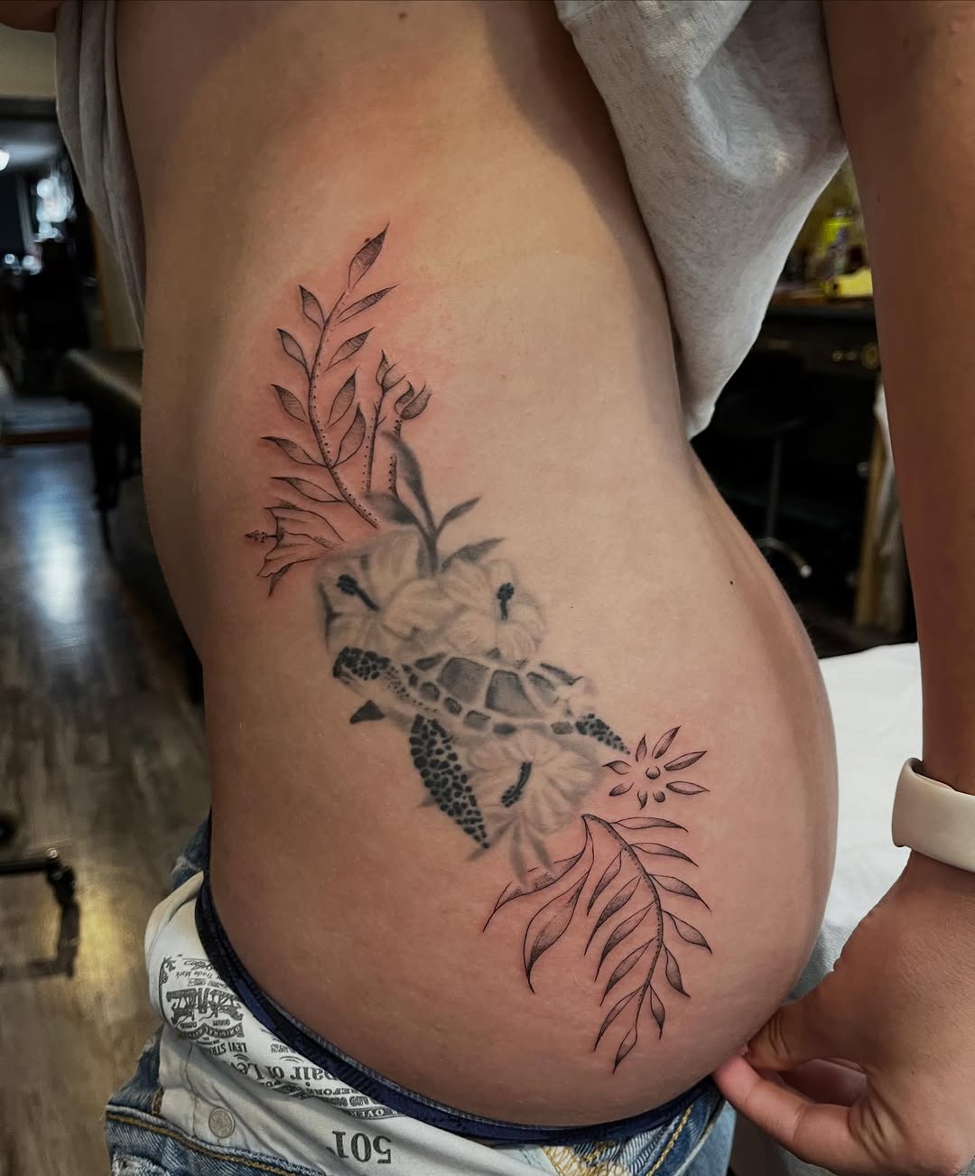 Tattoo by @bloodnfate — fine_line, black_and_grey