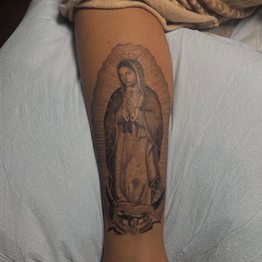 Tattoo by @adrian__tattoos — black_and_grey, realism