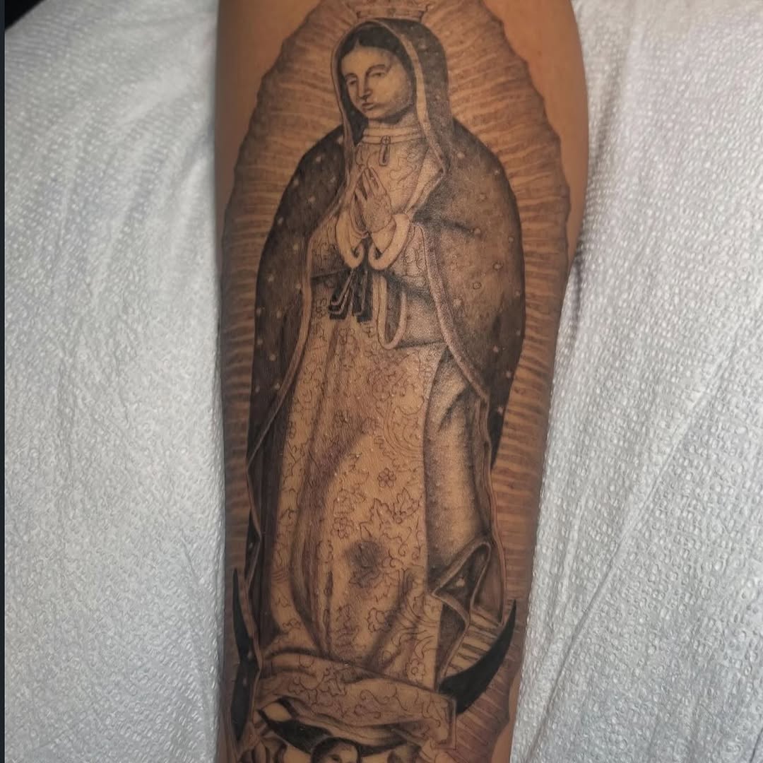 Tattoo by @adrian__tattoos — chicano, black_and_grey