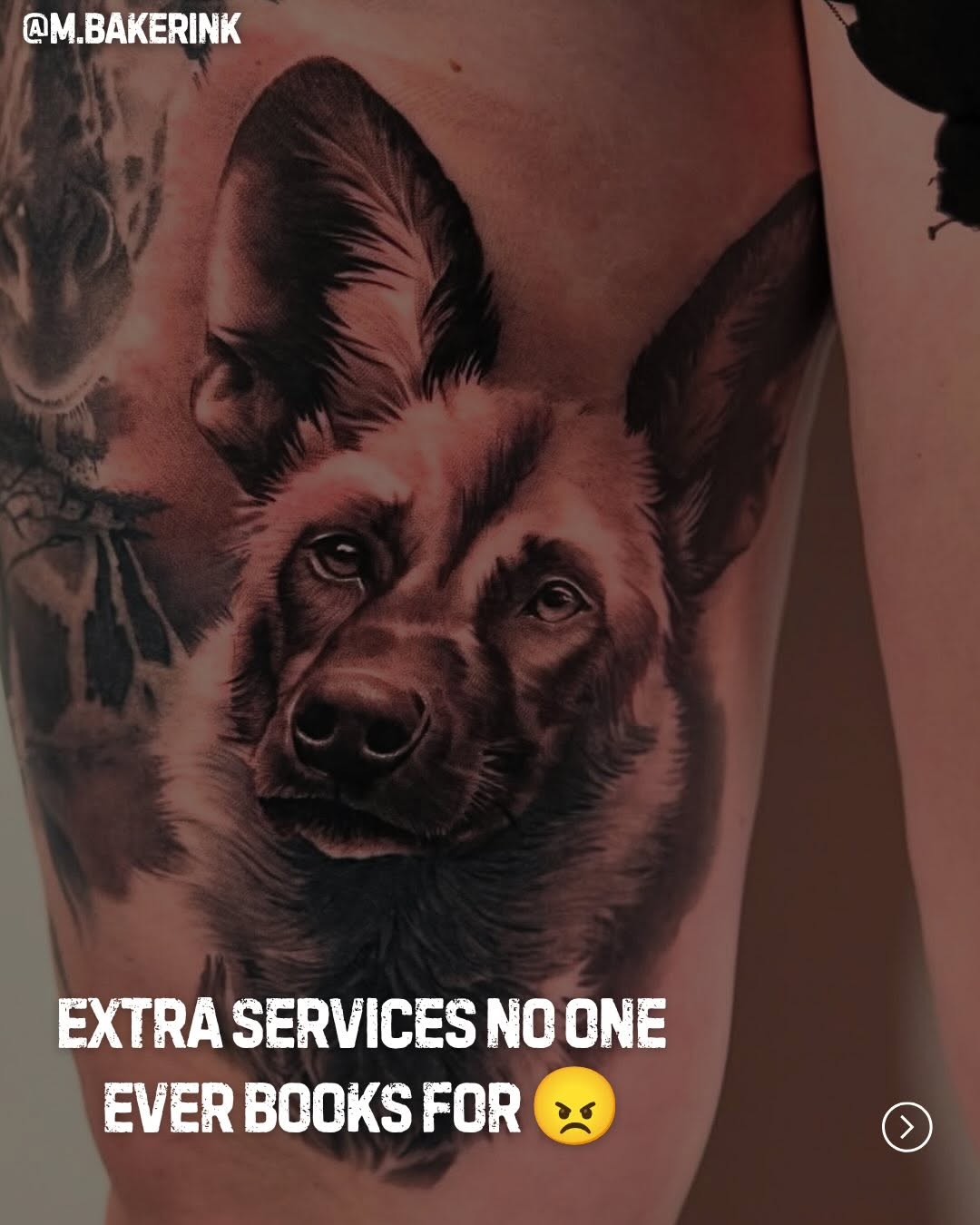 Tattoo by @m.bakerink — realism, black_and_grey