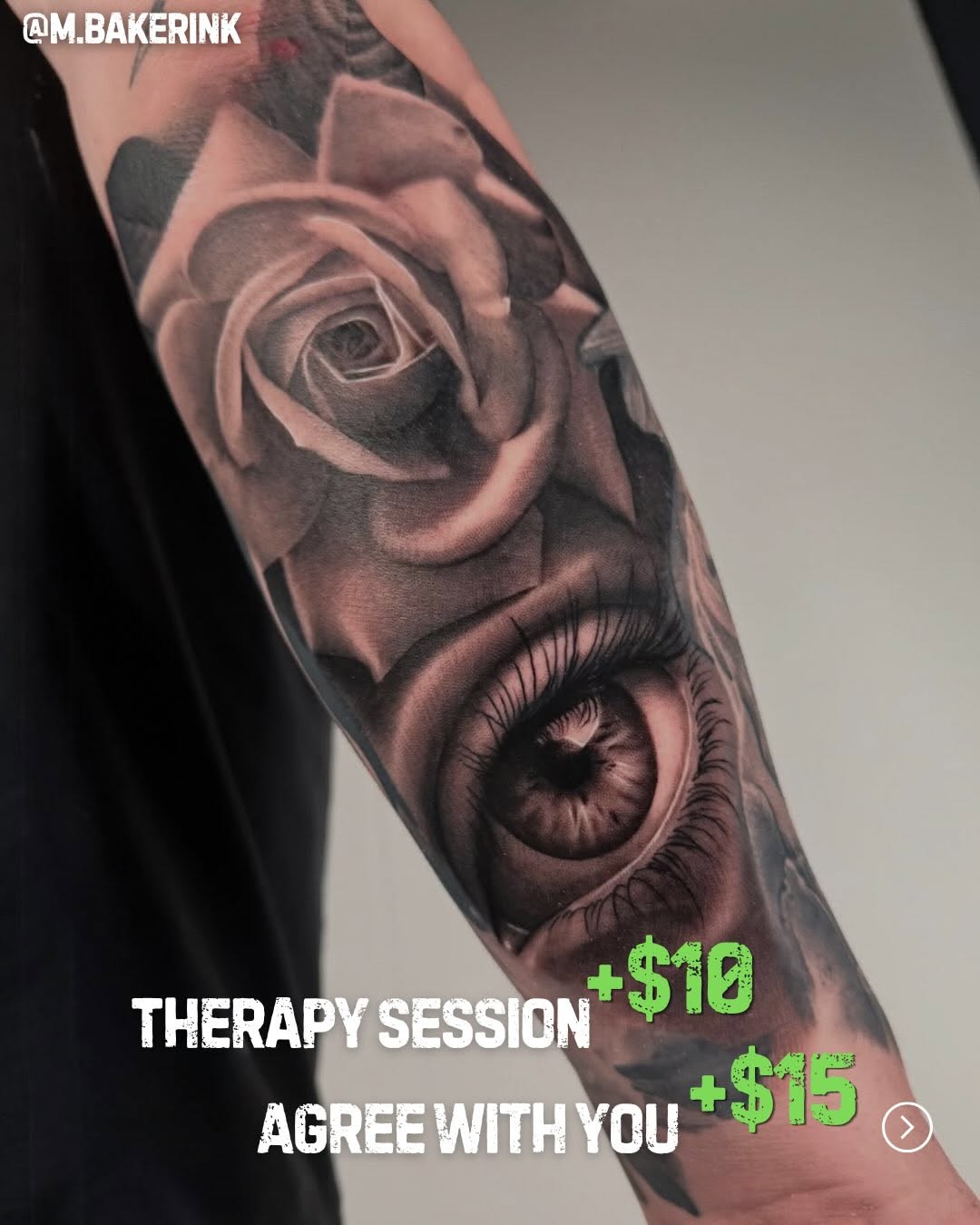 Tattoo by @m.bakerink — realism, black_and_grey