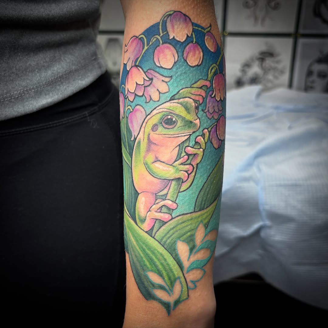 Tattoo by @lu_tatu — illustrative, watercolor
