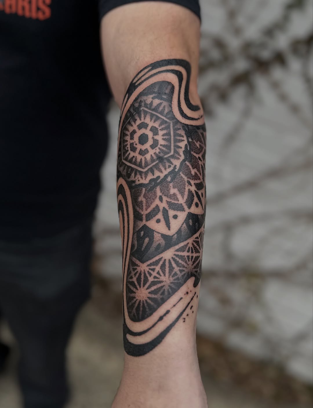Tattoo by @jon.miller.tattoo — geometric, blackwork