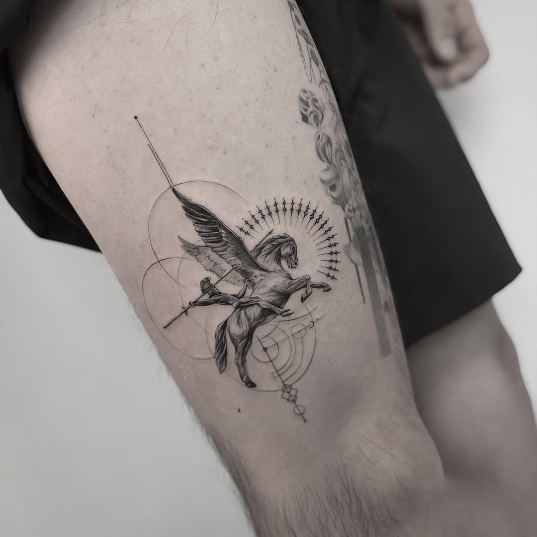 Tattoo by @yuta.tatt β black_and_grey, illustrative