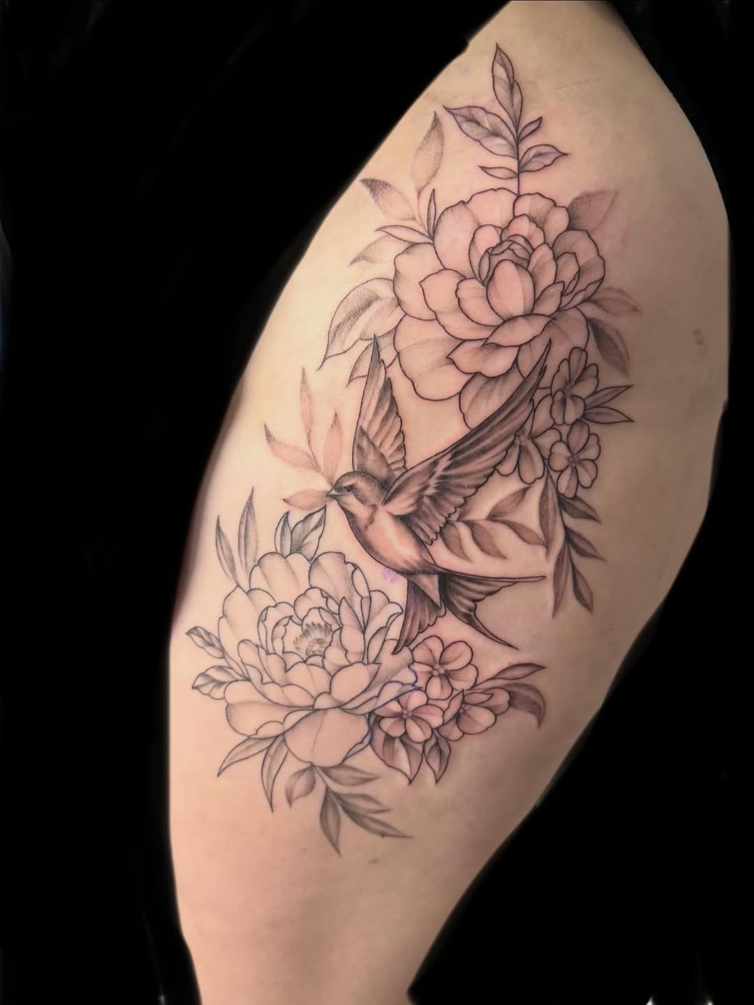 Tattoo by @andreakramerart โ illustrative, black_and_grey