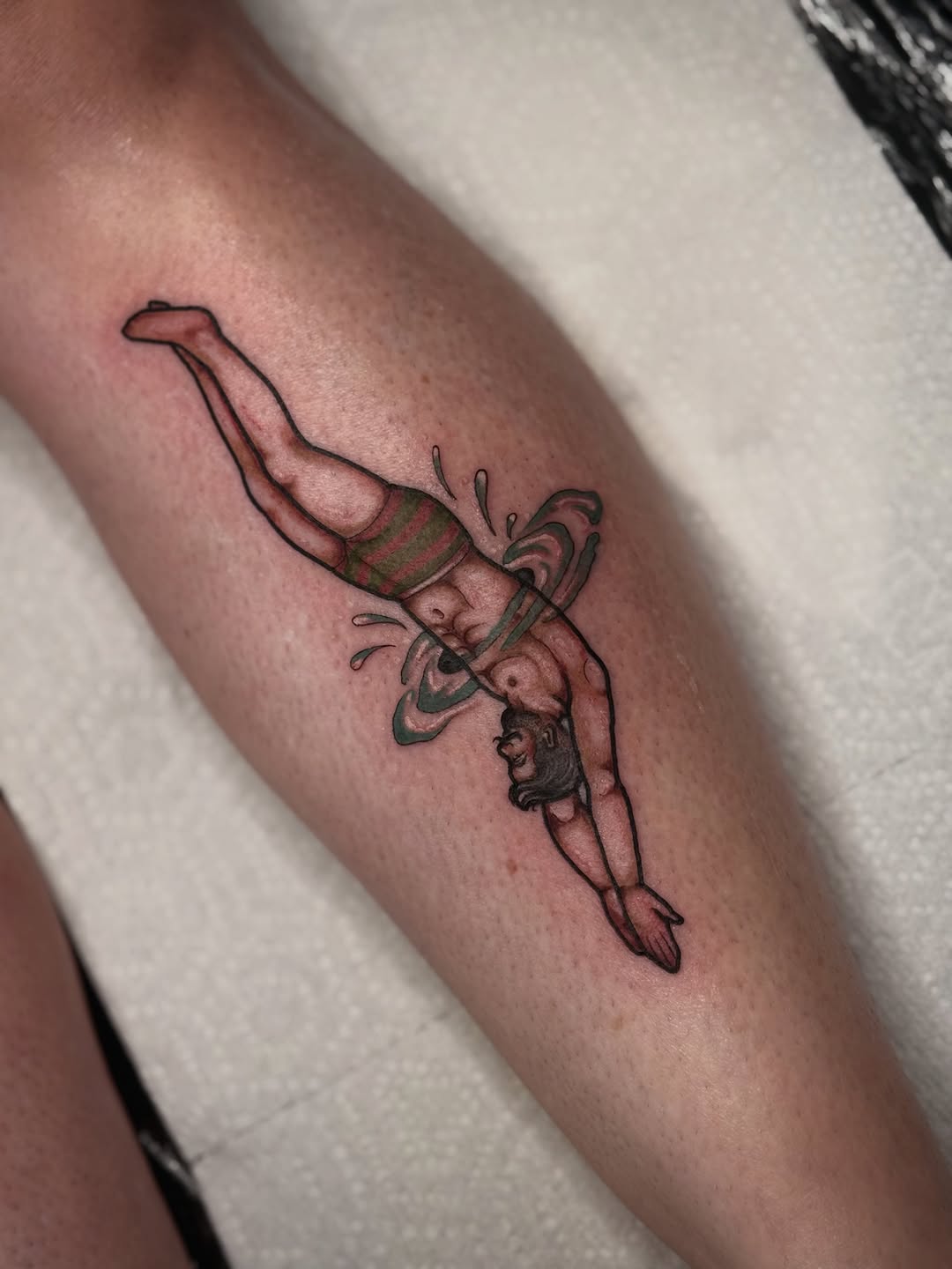 Tattoo by @sabotagedsiren — illustrative, new_school