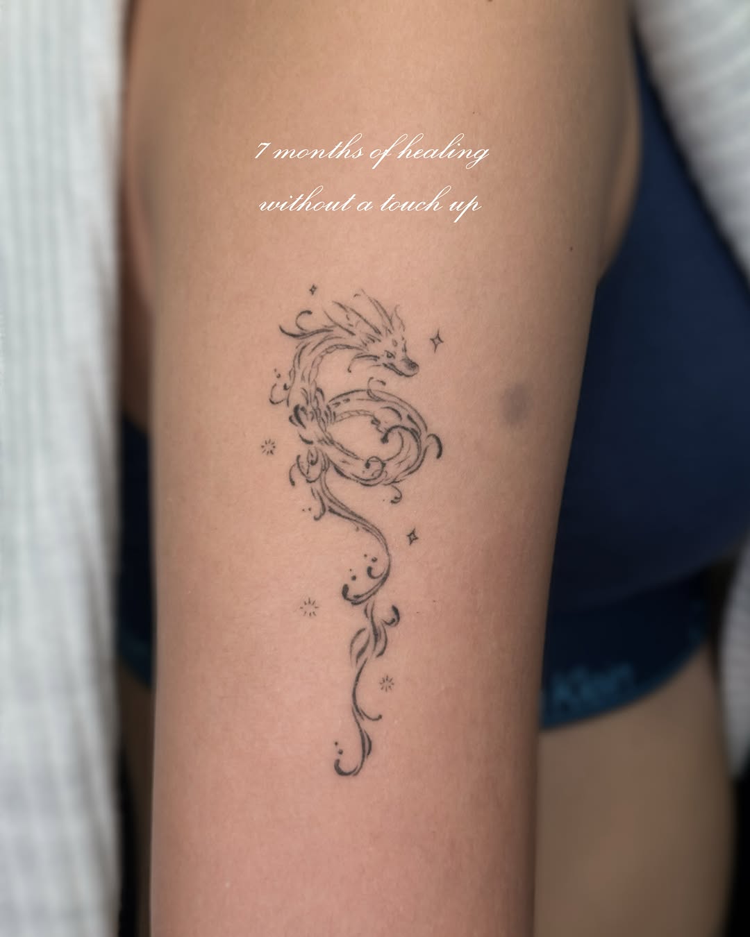 Tattoo by @tattooernyc โ fine_line, minimalist