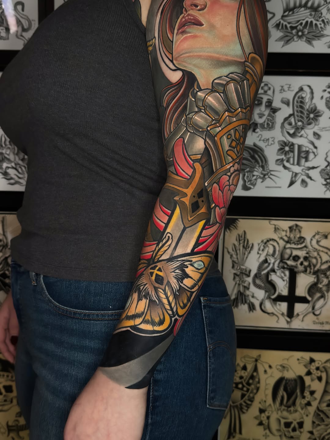 Tattoo by @goldenheartco_tattoos — illustrative, realism