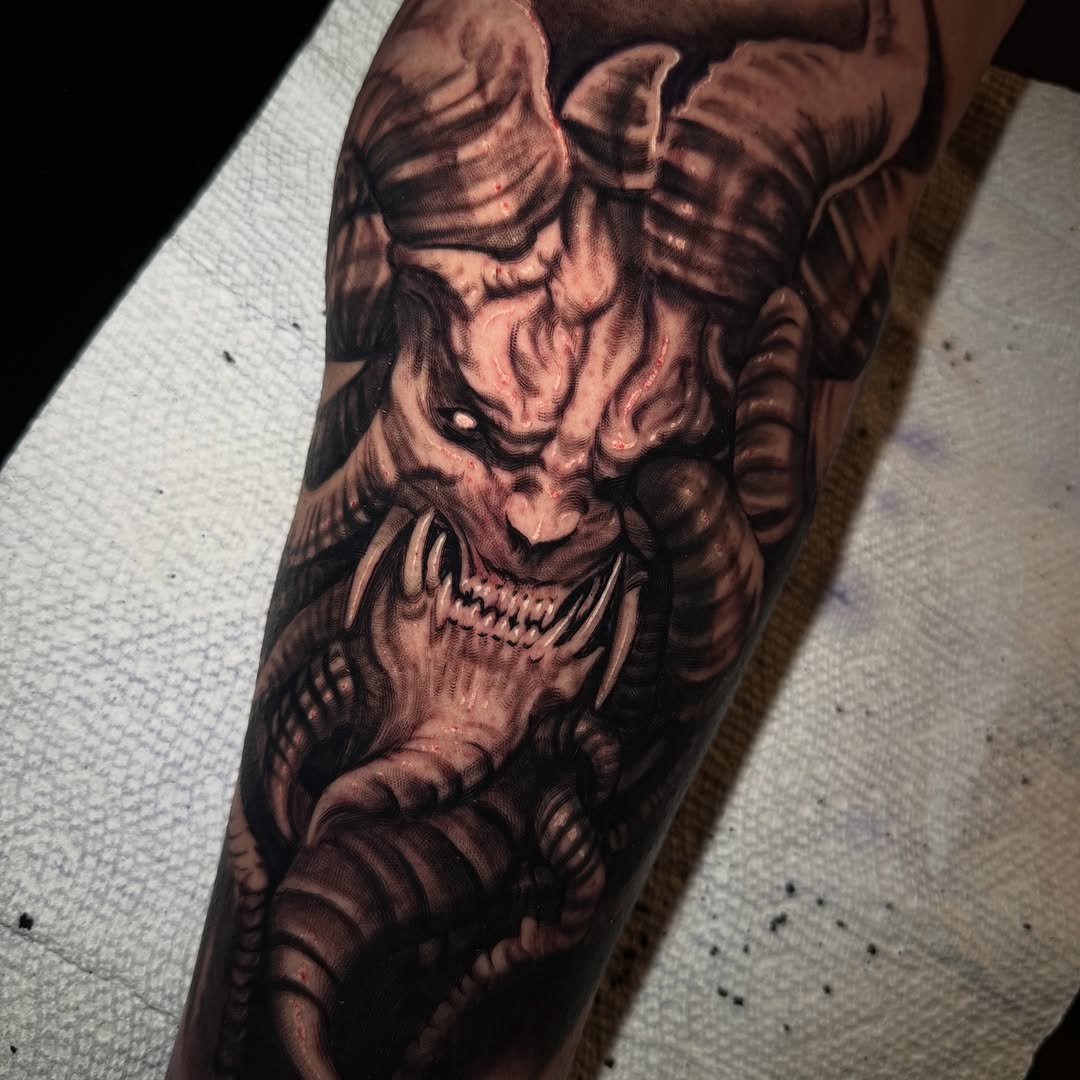 Tattoo by @jakethetattooer — realism, dark_realism