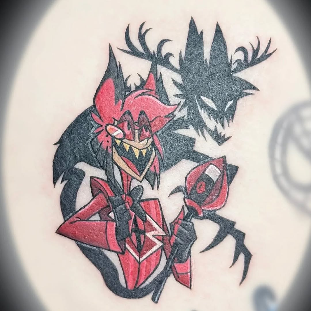 Tattoo by @inkedmongoose — anime, new_school