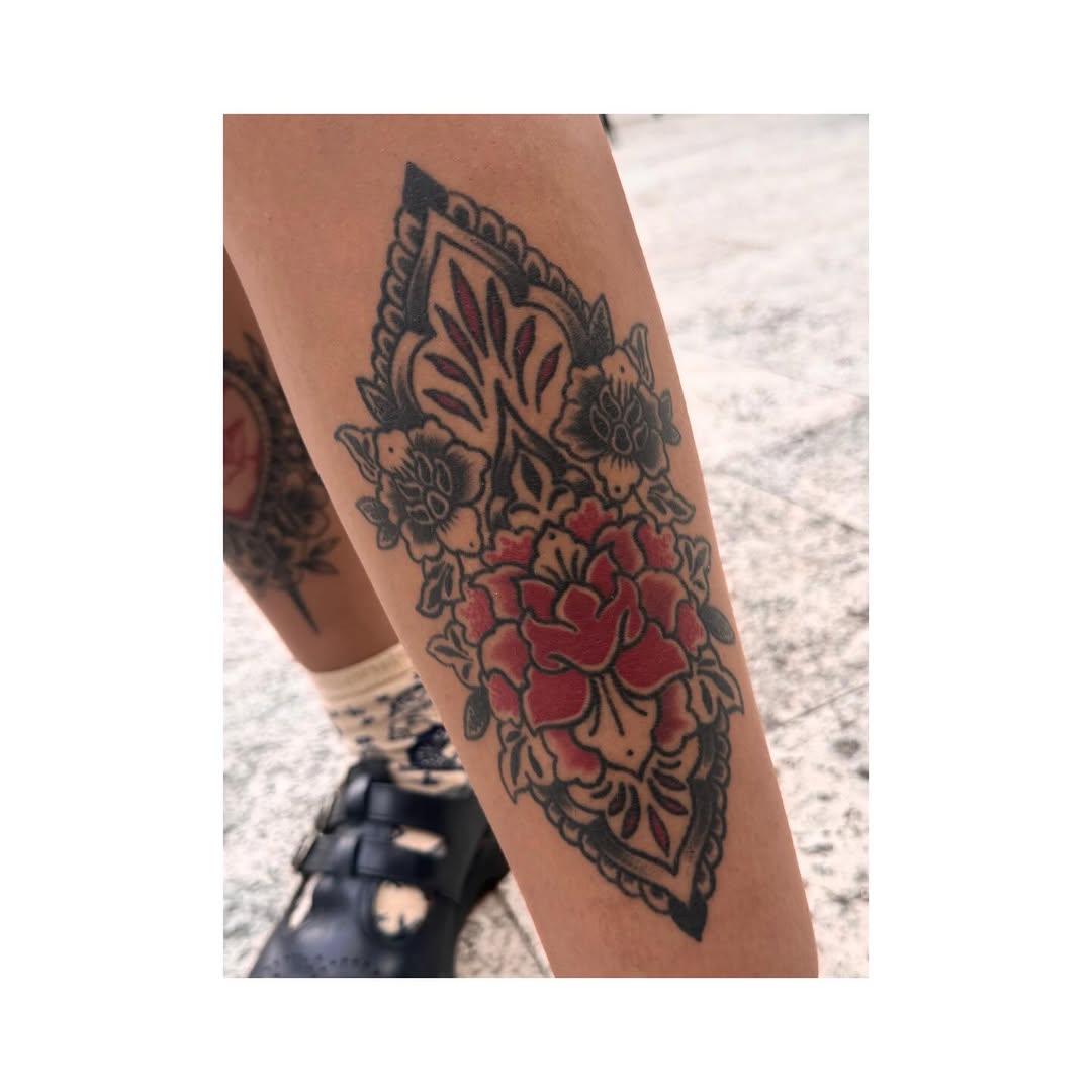 Tattoo by @tattooschooldropout — american_traditional, ornamental