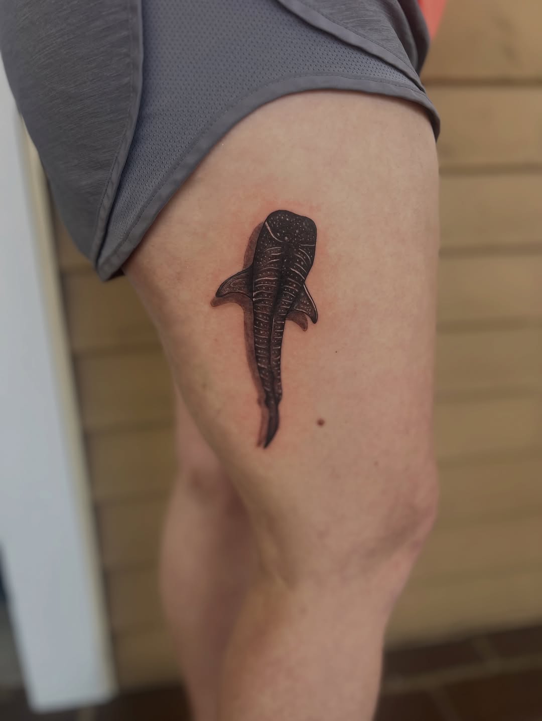 Tattoo by @jaiwoods_tattoo — realism, black_and_grey